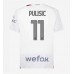 Tanie Strój piłkarski AC Milan Christian Pulisic #11 Koszulka Wyjazdowej 2023-24 Krótkie Rękawy